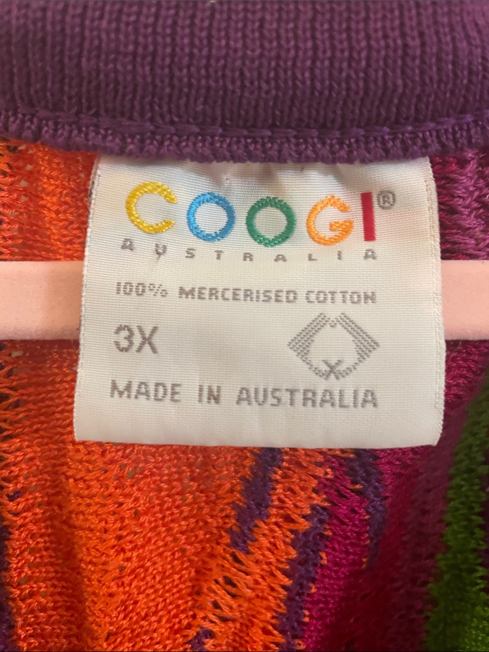 Coogi Australia Vintage Vibrant Color Palette Authentic Vest - Picture 2 of 13